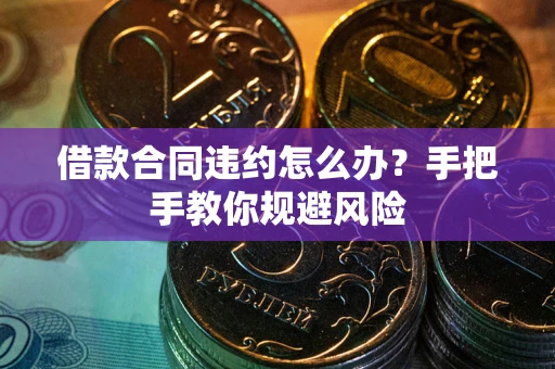 武汉借款合同违约怎么办？手把手教你规避风险