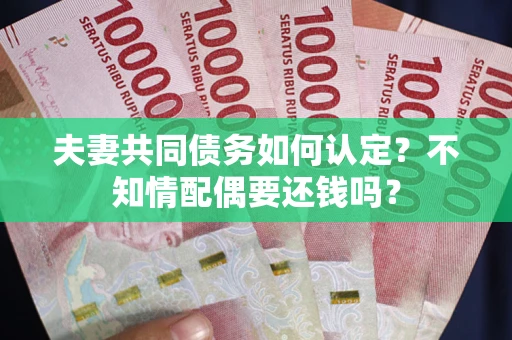 武汉夫妻共同债务如何认定？不知情配偶要还钱吗？