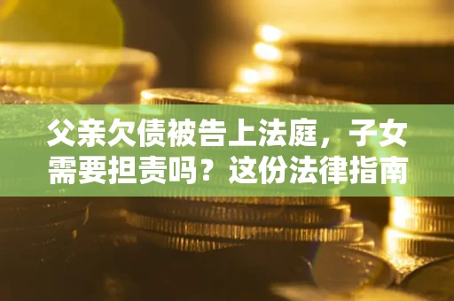 武汉父亲欠债被告上法庭，子女需要担责吗？这份法律指南必须看完