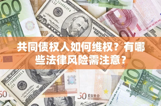 武汉共同债权人如何维权？有哪些法律风险需注意？