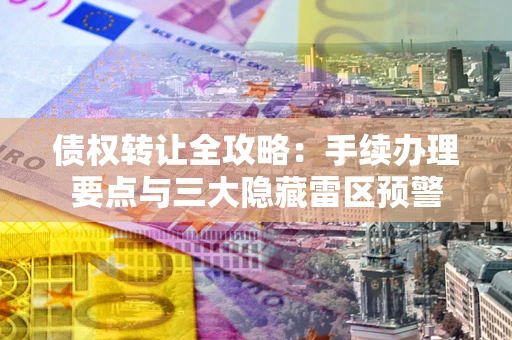 武汉债权转让全攻略：手续办理要点与三大隐藏雷区预警