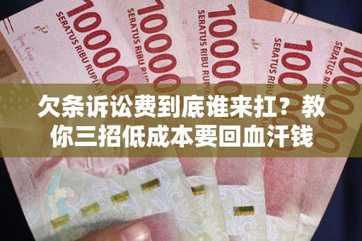 武汉欠条诉讼费到底谁来扛？教你三招低成本要回血汗钱